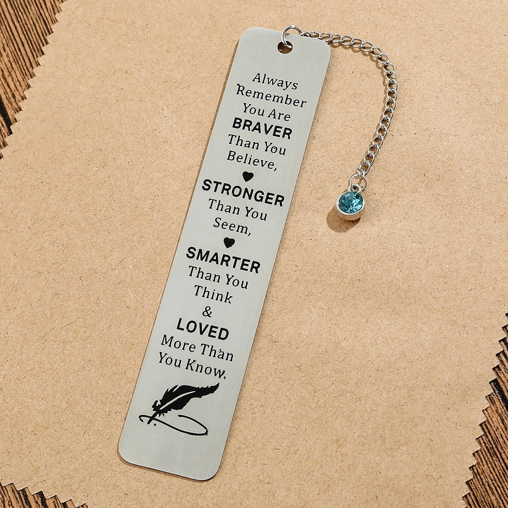 Inspirational quotes metal bookmarks with inspirational words engraved on them make an ideal gift for readers and for yourself!