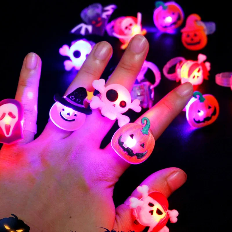 

Детские подарки, светящиеся кольца-браслеты, блестящие аксессуары для Хэллоуина, игрушки для Хэллоуина