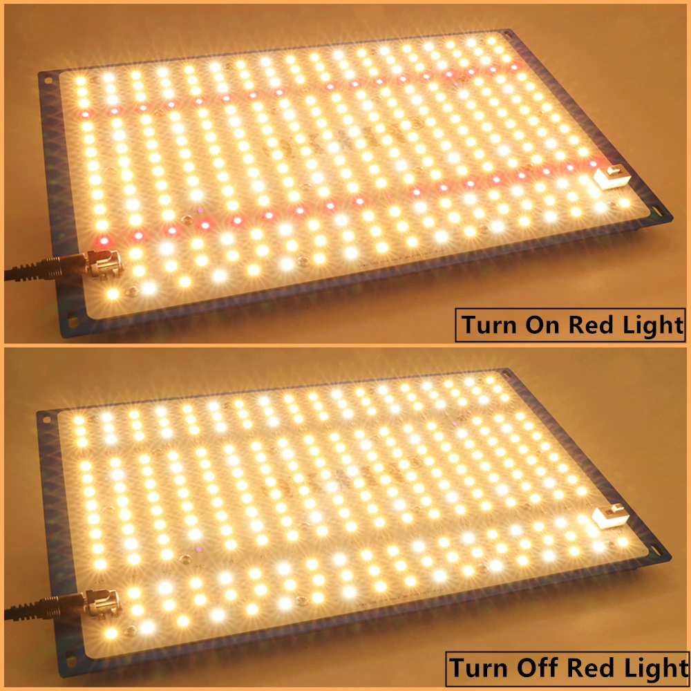 Samsung 120W Quantum Board LED Grow Light Full Spectrum 2.9Umol/J bead DIY with red light on/off switch