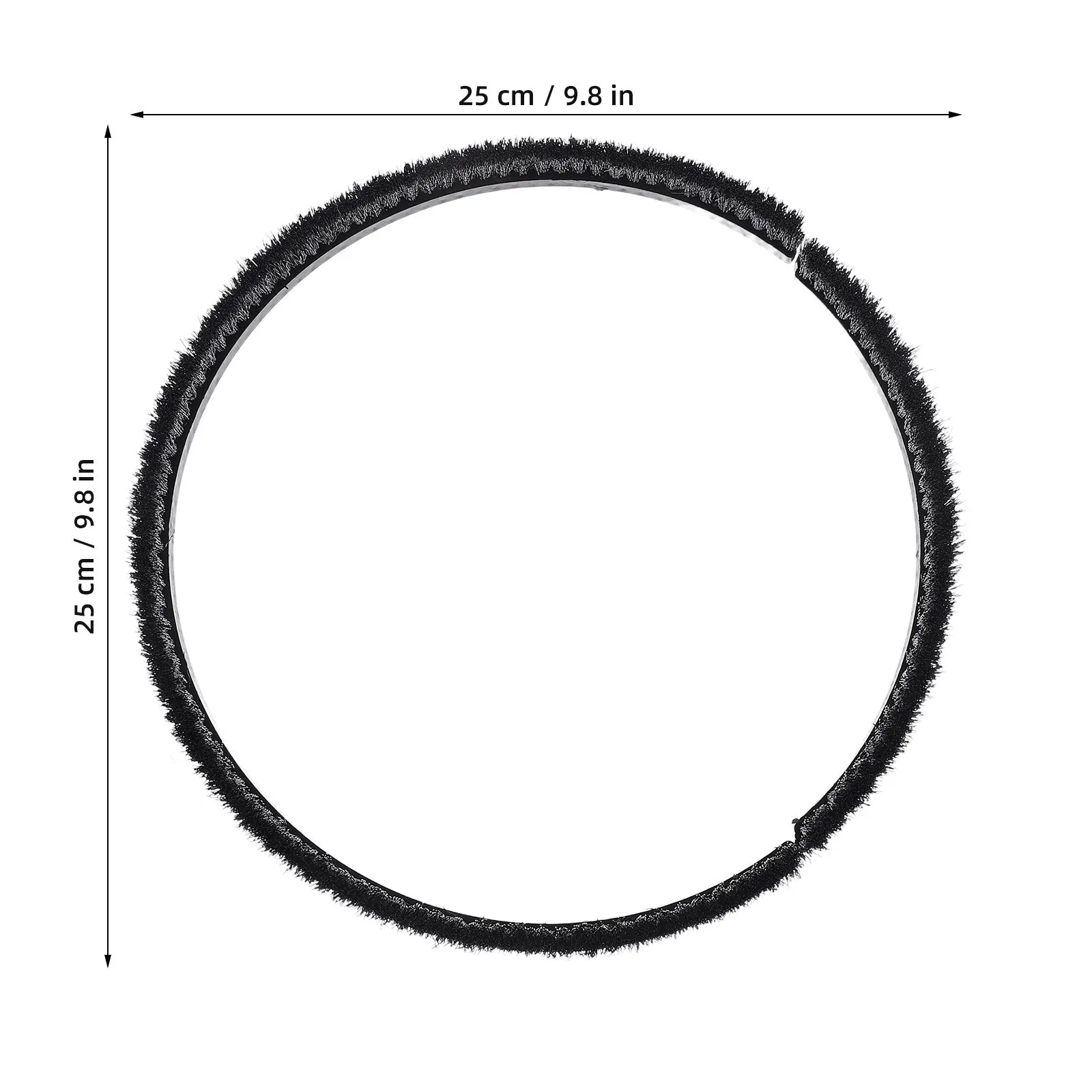 Plastic Bristle Wall Sander Brush Strip Universal Fit Replacement for Drywall Sanding Machine Double Row Brush Strip