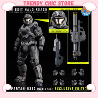 1/12 Noble Six Figures Spartan-B312 Action Anime Figure Halo:Reach Figurine Room Decoration Birthday Gift Toy for Kids Toys