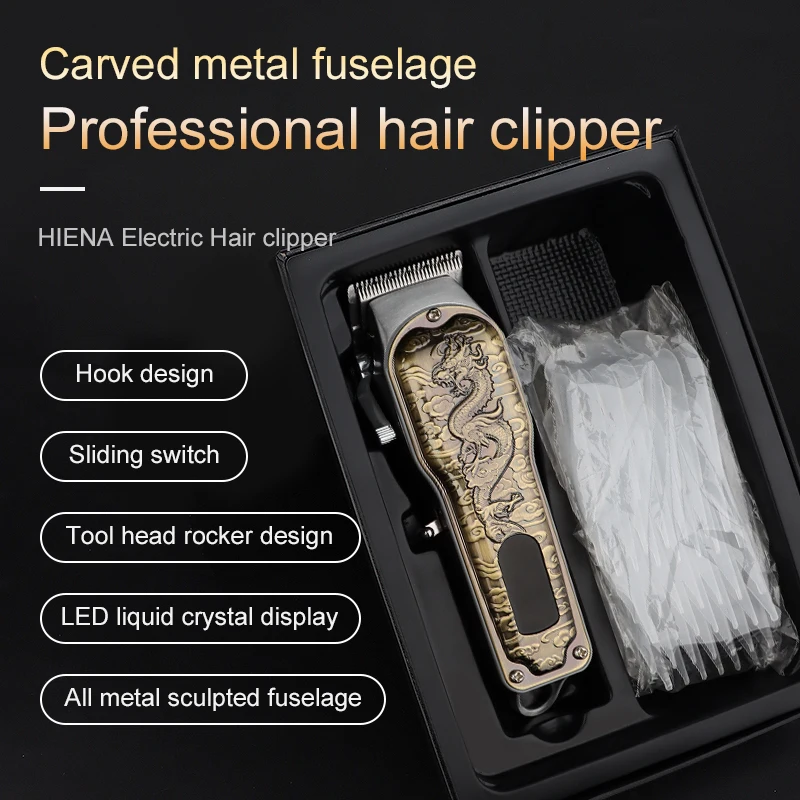 

New Digital Display Professional Electric Hair Clipper Shaver Hair Salon Special Hair Trimmer for Men USB Charging Hair Clipper