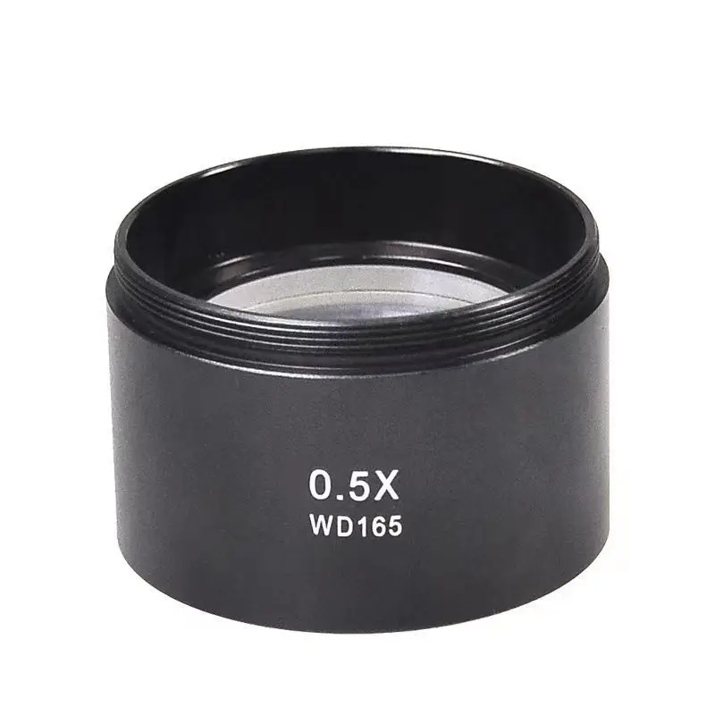 Microscope auxiliary objective 0.5X0.7X doubling, expanding, connecting ring, anti-oil fume high definition lens