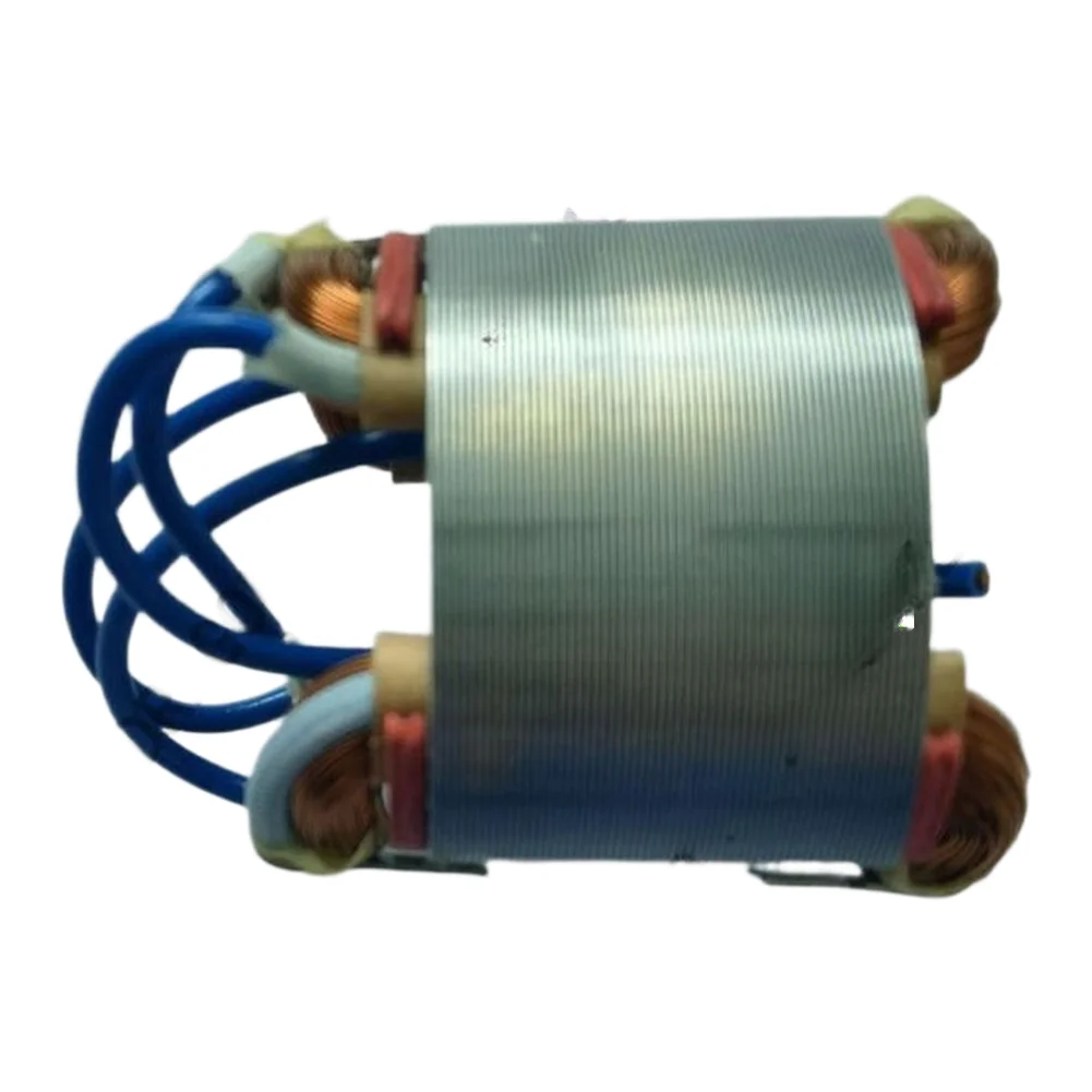 For Power Tool Repair Silver Electric Grinder Stator Electric Grinder Repair Kit Power Tool Accessory Silver Finish