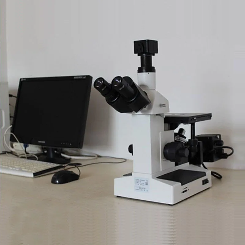 Detection of Metallographic Structure by Computer Metallographic Microscope Trinocular Inverted Metallographic Microscope