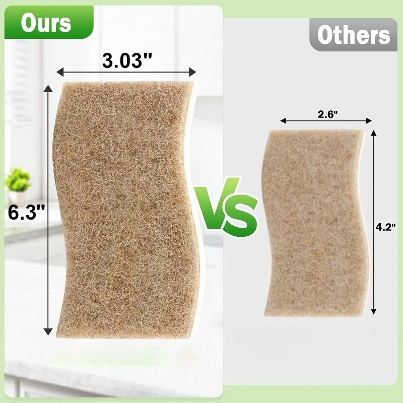 Sponges Kitchen, 12Count, Non-Scratch Dish Sponges