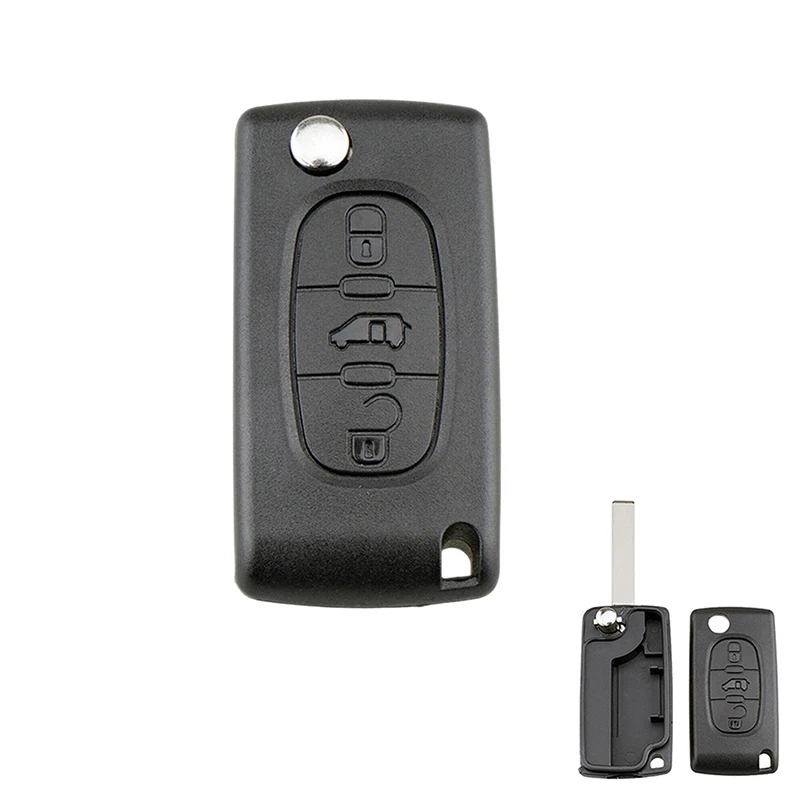 

Black 3 Button Car Remote Key Fob Case for Peugeot Expert Citroen Dispatch 2006-2016 Fit Toyota ProAce 2013 2014-2016 푸조 키케이스