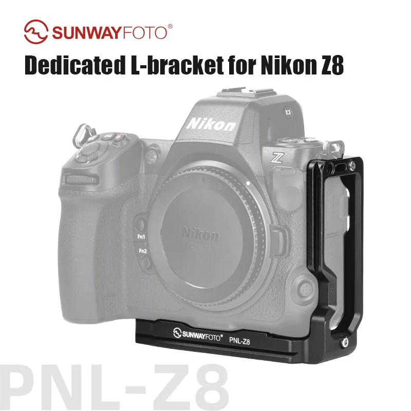 SUNWAYFOTO PNL-Z8 L-Bracket for Nikon Z8 DSLR Arca Swiss Quick Release Plate Camera Accessories