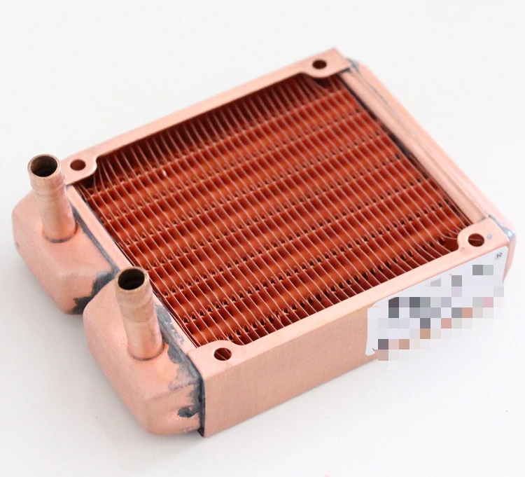 All red copper, water-cooled row, heat dissipation row, heat exchanger, liquid-cooled row, pagoda head.