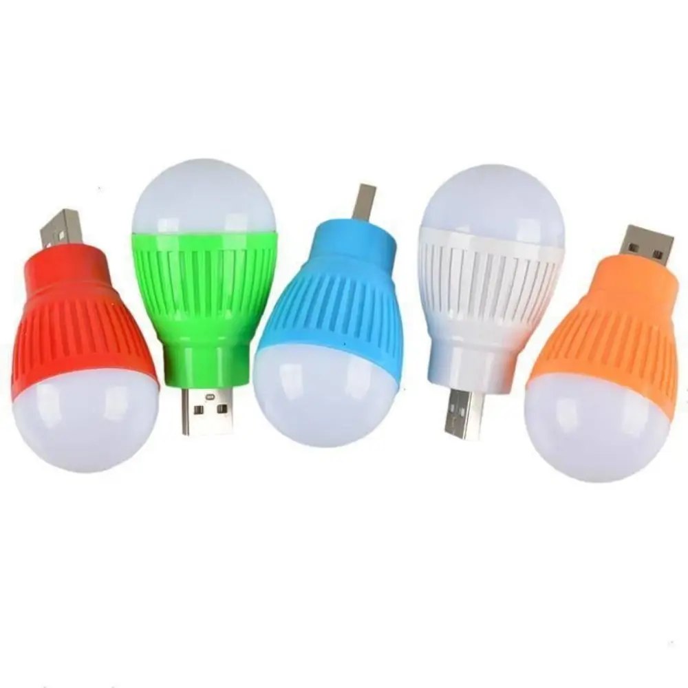 5V Bright USB Night Light Soft Lighting Super Bright Mini Night Light Standard USB Lightweight Emergency Bulb Emergency Lighting