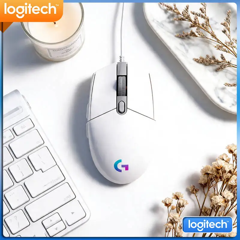 

Игровая мышь Logitech G203 Prodigy проводная, 8000 DPI, RGB-подсветка, 6 кнопок, встроенная память, отклик 1 мс, плавная работа на Windows