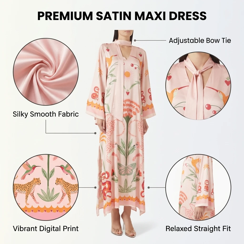 Maxi Dress for Women Long Slee - Maxi Dress Boho recension och pris
