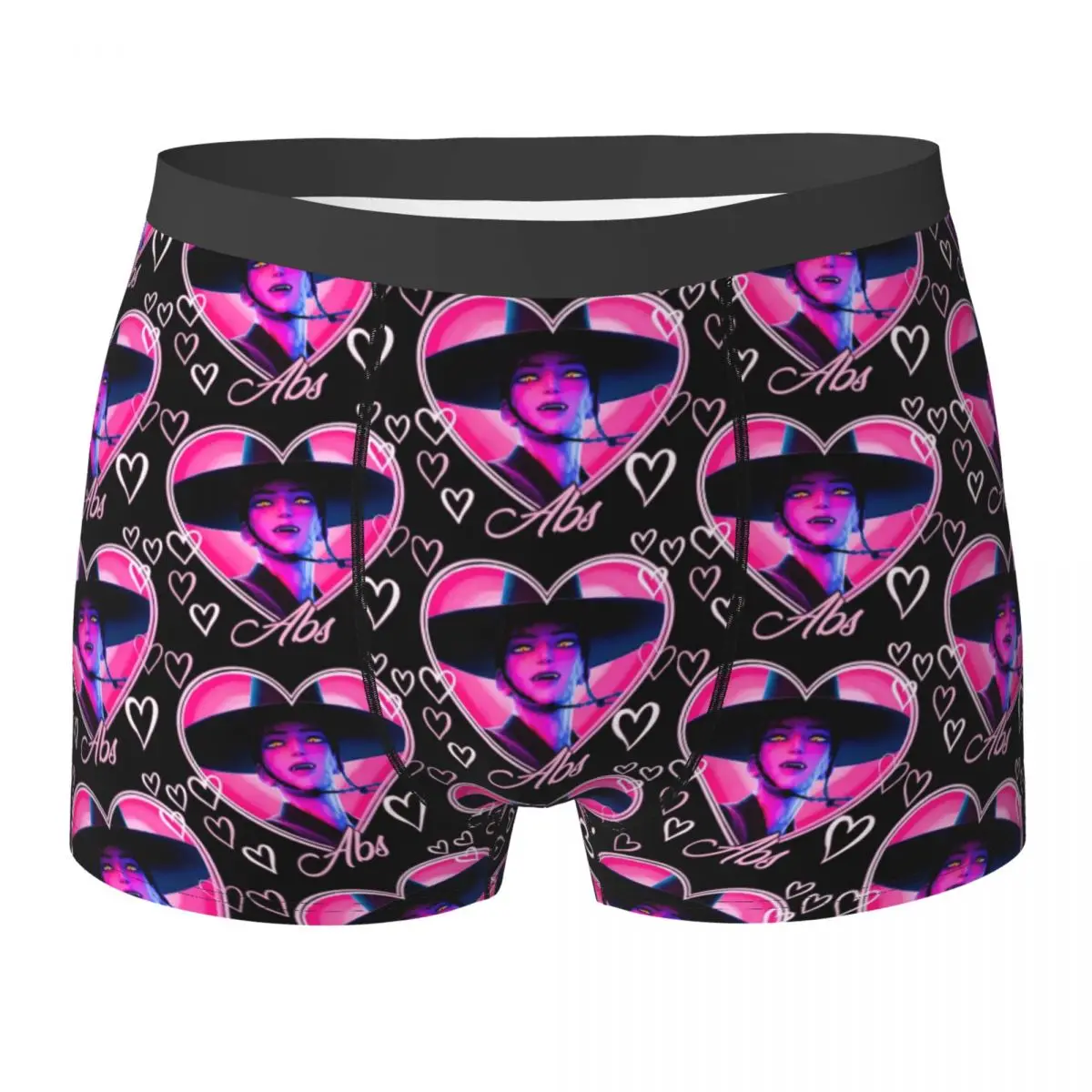 

Huntrix Abs Saja Heart Kpop Demon Hunters Villain Fantasy Нижнее белье Трусики-боксеры Короткая сумка Мужские шорты-боксеры больших размеров