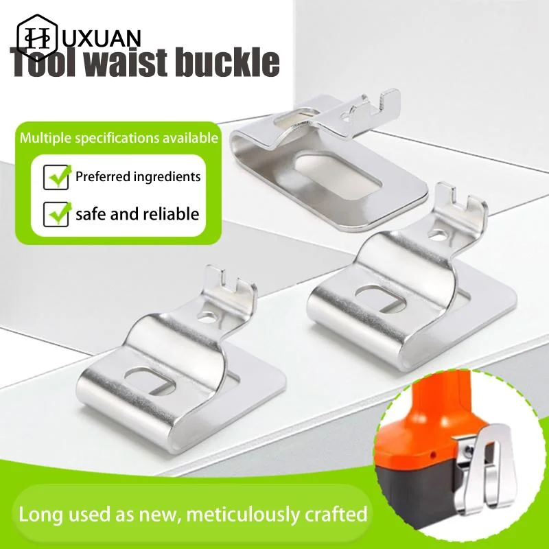 

Набор из 6/12 сменных крючков-зажимов для ремня из марганцевой стали, для инструментов, с винтами, для подвешивания