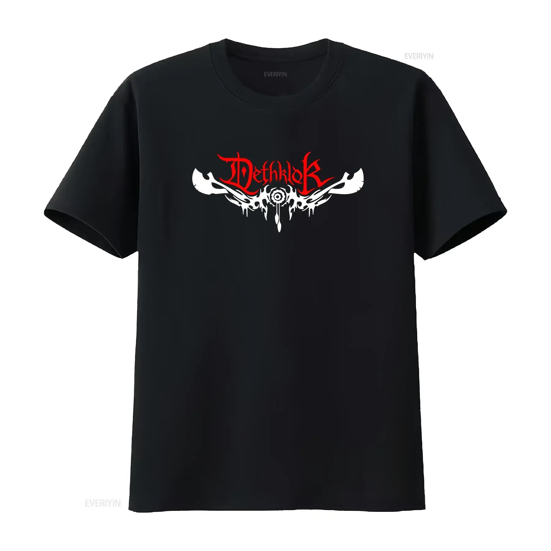 Dethklok Metal Band Logo Men's T shirt Size S 2XL vintage Washed Versatile Stretched Slightly Soft Comfortable Casual Unisex