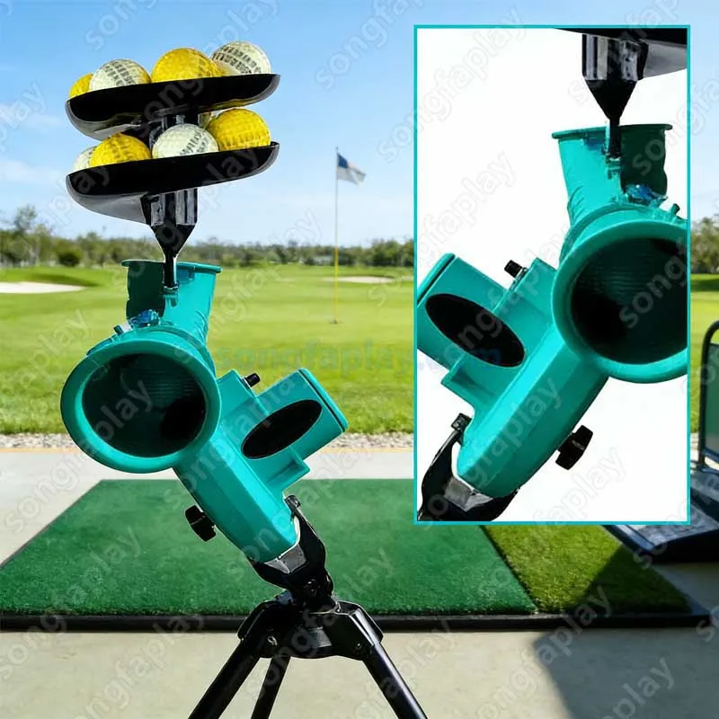 Tennis & Bowling Machine Indoor Outdoor Training Automatic Ball Feeder with Nets Professional Practice Equipment PP Material