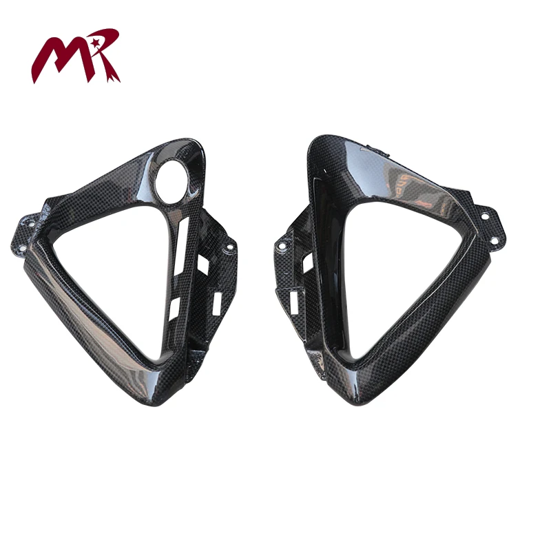 

Replacement OEM Style Dry Carbon Fiber Car Inner Door Handle Cover for Ferrari 812 Superfast 2017 Side Door Panel Interiors Kits