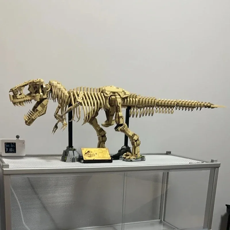 

Cretive Ideas Dinosaur T-Rex Fossils Тираннозавр Рекс Череп Строительные блоки Дино Модель Парк Сборка Кирпич Игрушка Подарок для Мальчика