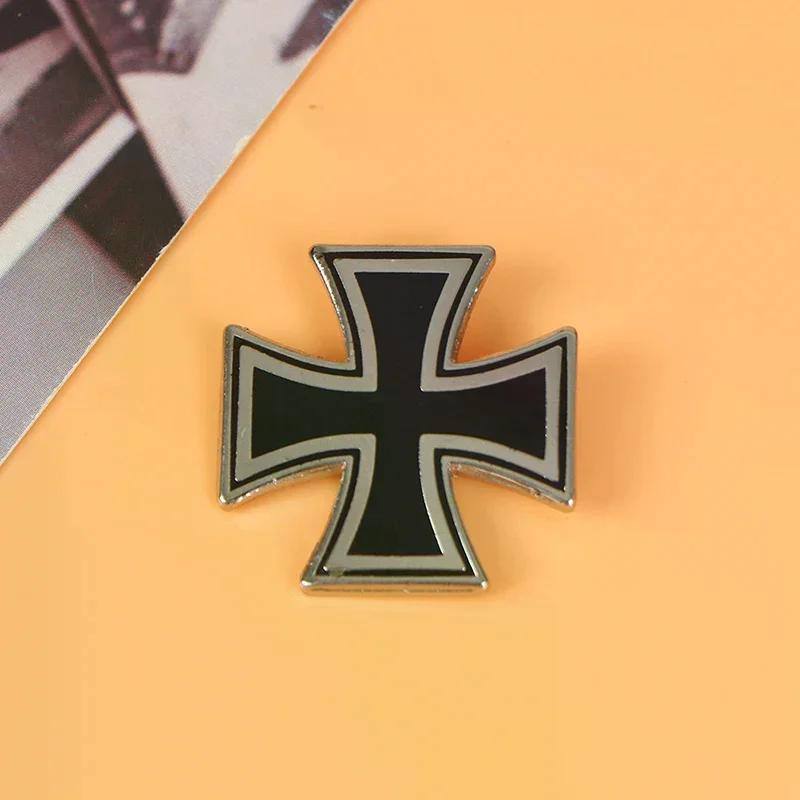 1pc Germany Iron Cross Medal Badge Pin Foreign Antique High Quality Durable Fashionable Stylish