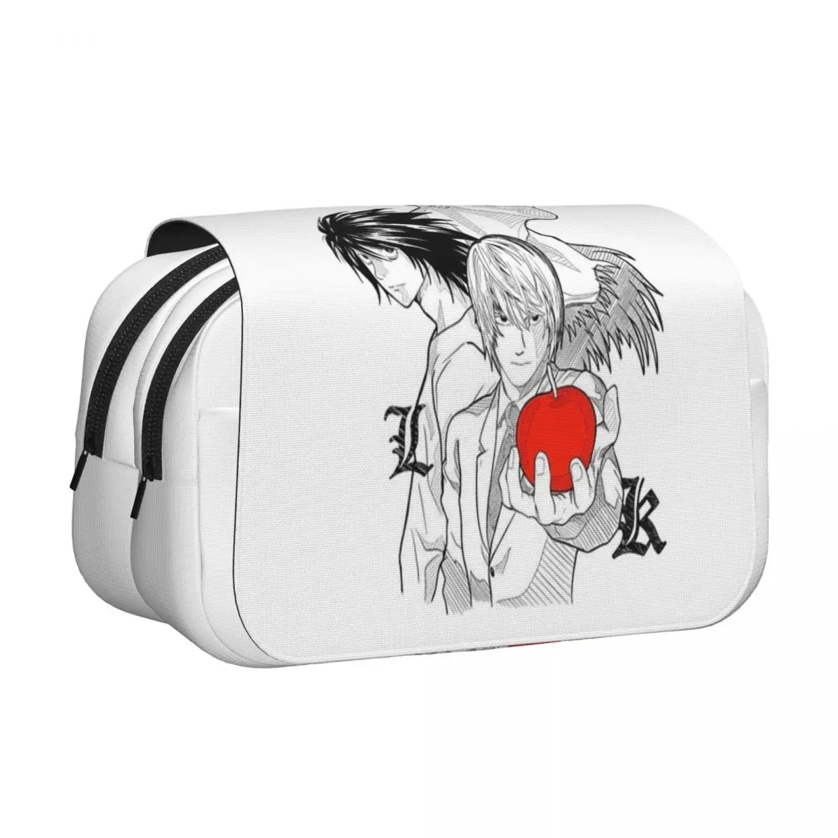 Death Book Death Note Anime Pencil Case Pen Holder Hard Shell Leather Big Capacity Pen Box Pencil Bag for Kids Gifts