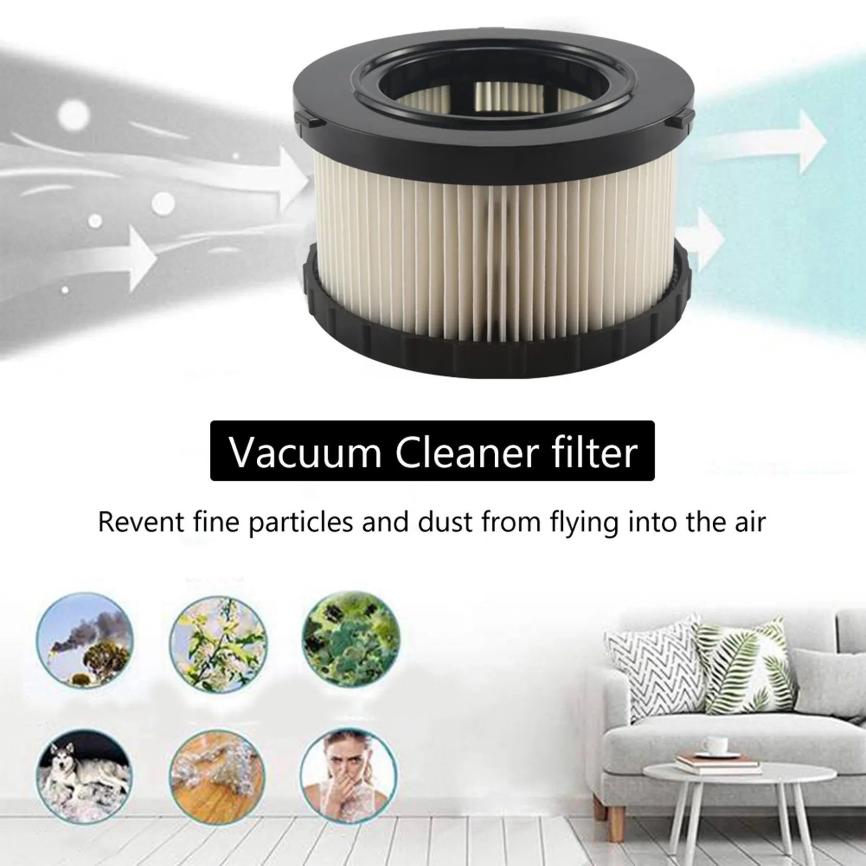 Reemplazo de filtro Hepa para aspiradora en seco y húmedo, accesorios de repuesto para Dc5151H Dc515 Dcv517