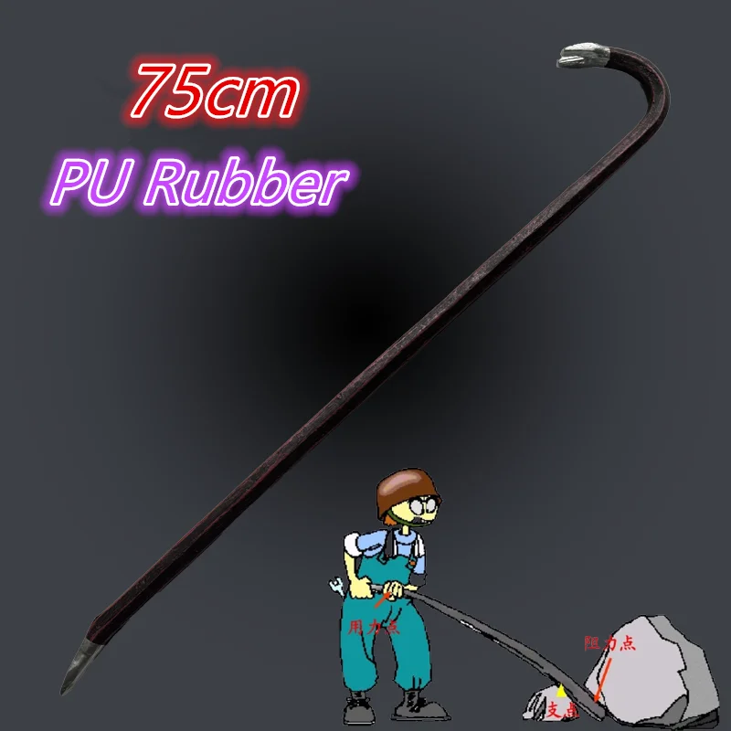 1:1 Cosplay Tool Axe crowbarTomahawk Scare home decoration Props Stage Performance Role Prop Axe PU Rubber Model Toy