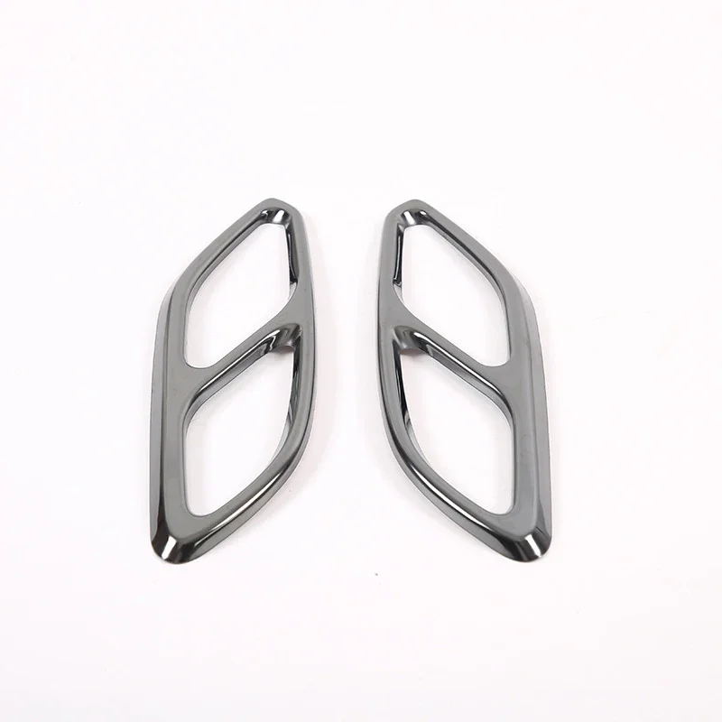 Для Mercedes Benz CLA Class C118 W118 2020, декоративная крышка выхлопной трубы, декоративная крышка, наклейки, аксессуары для стайлинга