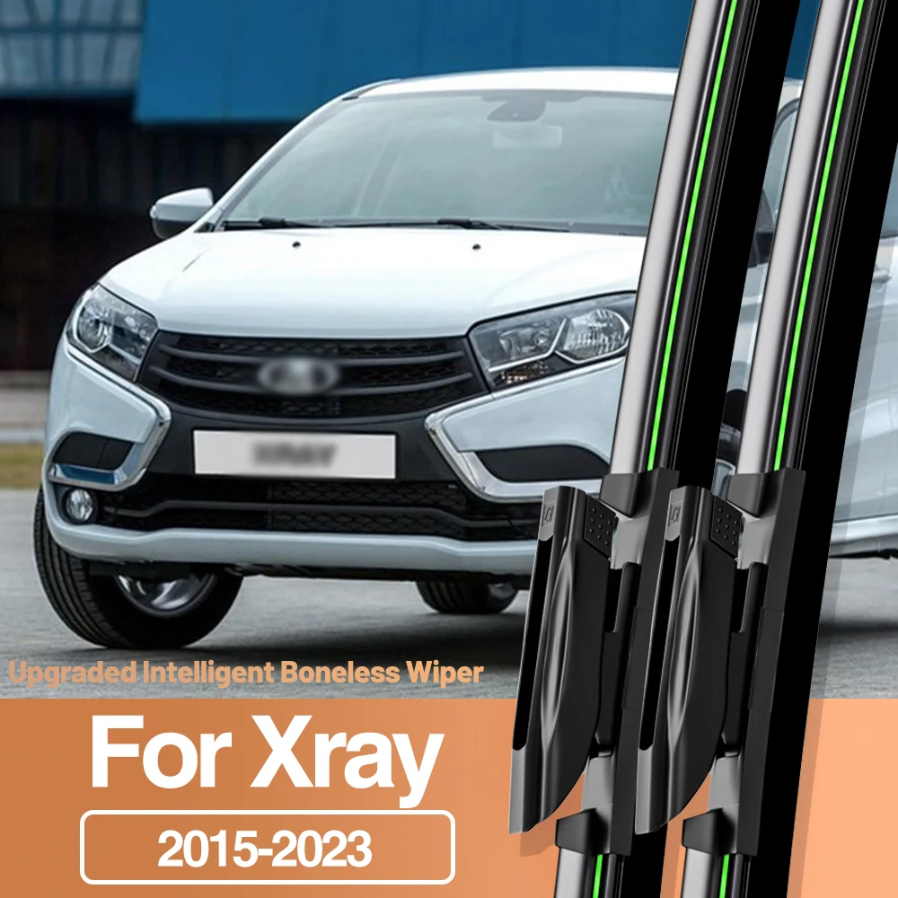 

2pcs For Lada Xray 2015-2023 Front Windshield Wiper Blades Windscreen Window Accessories 2016 2017 2018 2019 2020 2021 2022