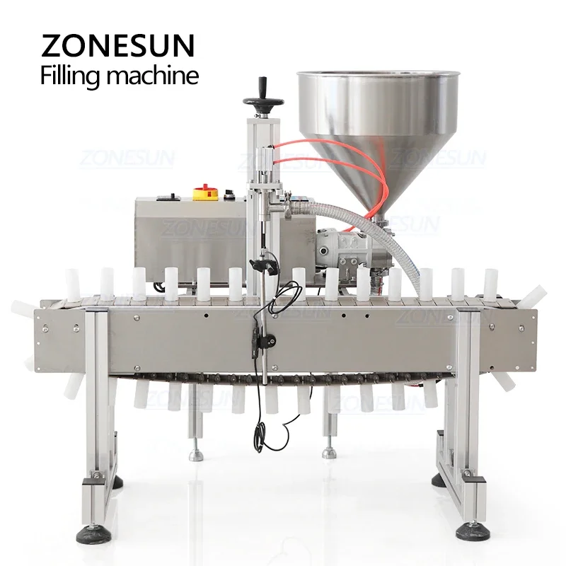 Zonesun ZS-DTGT900CZ máquina de enchimento automática de pasta para tubo macio pasta de dente creme para as mãos loção produção de embalagens de cosméticos