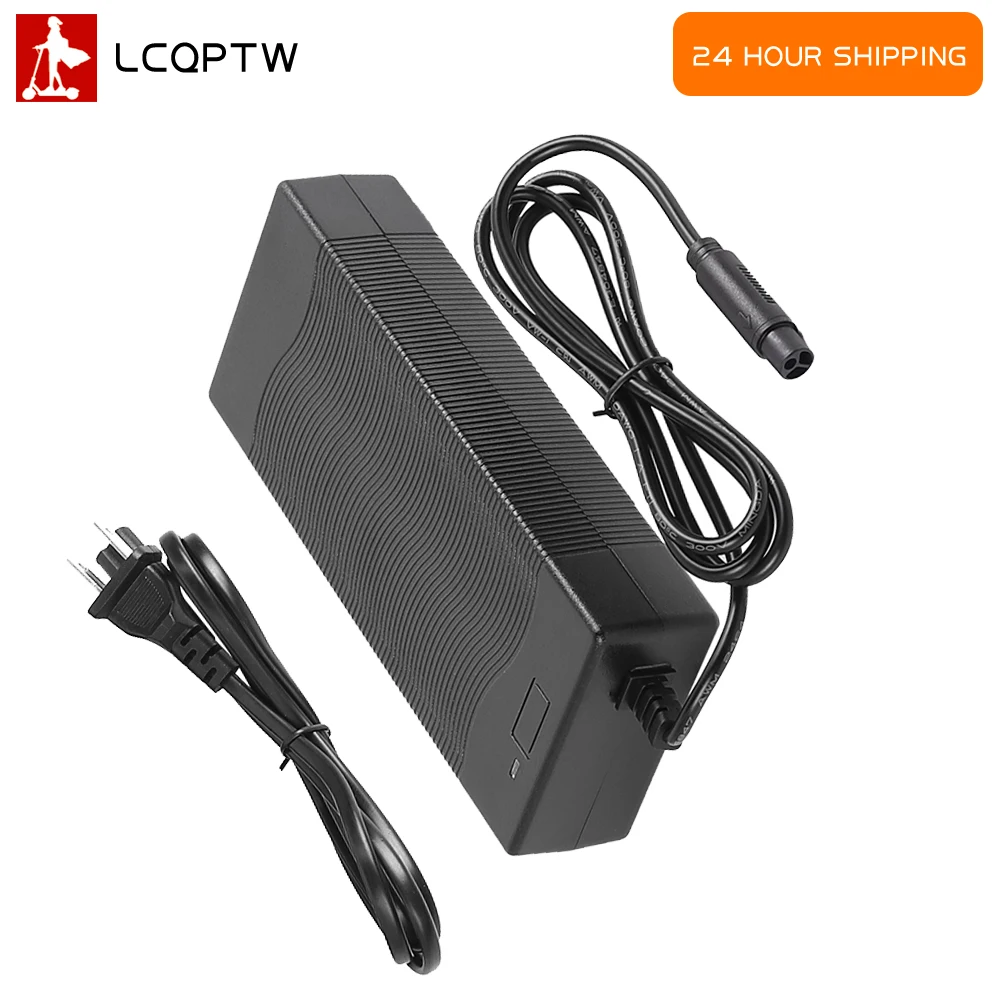 

Зарядное устройство для аккумулятора ЕС, США, 54,6 В, 2 А, вилка для зарядного устройства, аксессуары, детали, подходят для электрического скутера KUGOO Kukirin G2 PRO DB