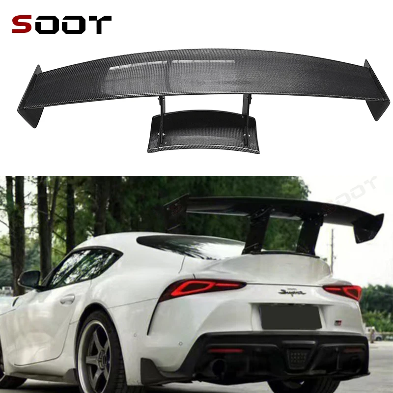 

For Toyota Supra A90 A91 MK5 2019+ Vrs Style Carbon Fiber Material Rear Trunk Spoiler Lip Wings FRP Car Styling Auto Parts
