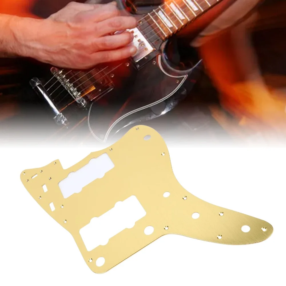 13 Mounting Holes​ Guitar Pickguard​ Gold/Silver/Black ​Aluminum Alloy ​Aluminum Alloy Guard​ view 5