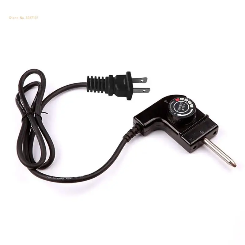 Electric Baking Pan Thermostat Control Cord US/UK/EU/CN Plug Power Cable Durable Dropship