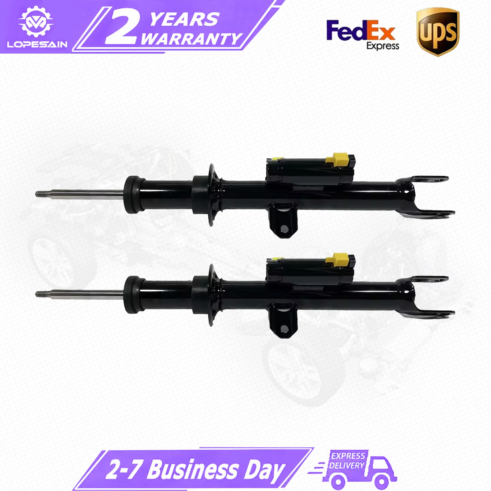 Pair For Front Right/Left Shock Absorber w/VDC Fit BMW 530i 540i 640i 650i G30 G38 RWD 37106885858 31126875921 37106885857