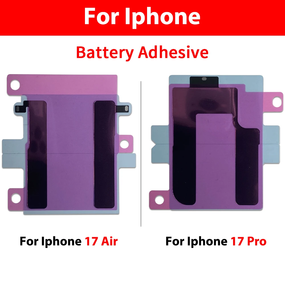 Battery Sticker For Iphone 17/17 Pro /17 Pro Max/17 Air 3M Double Tape Pull Trip Glue Adhesive Parts