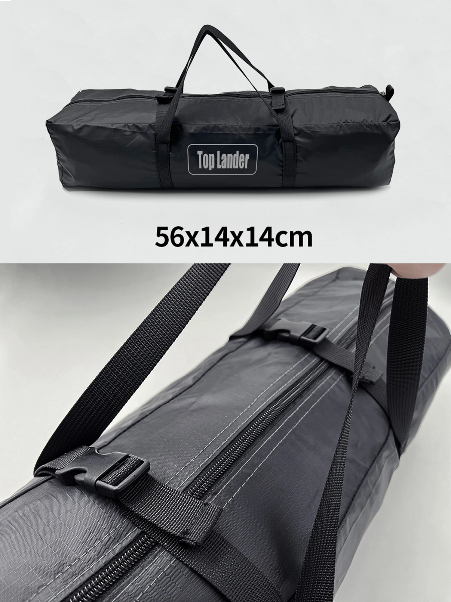 Black Coated Tarp Waterproof 2.5x4m Car Side Awning Sunshade Outdoor Camping Canopy SUV Tent UV Block Trunk Shelter