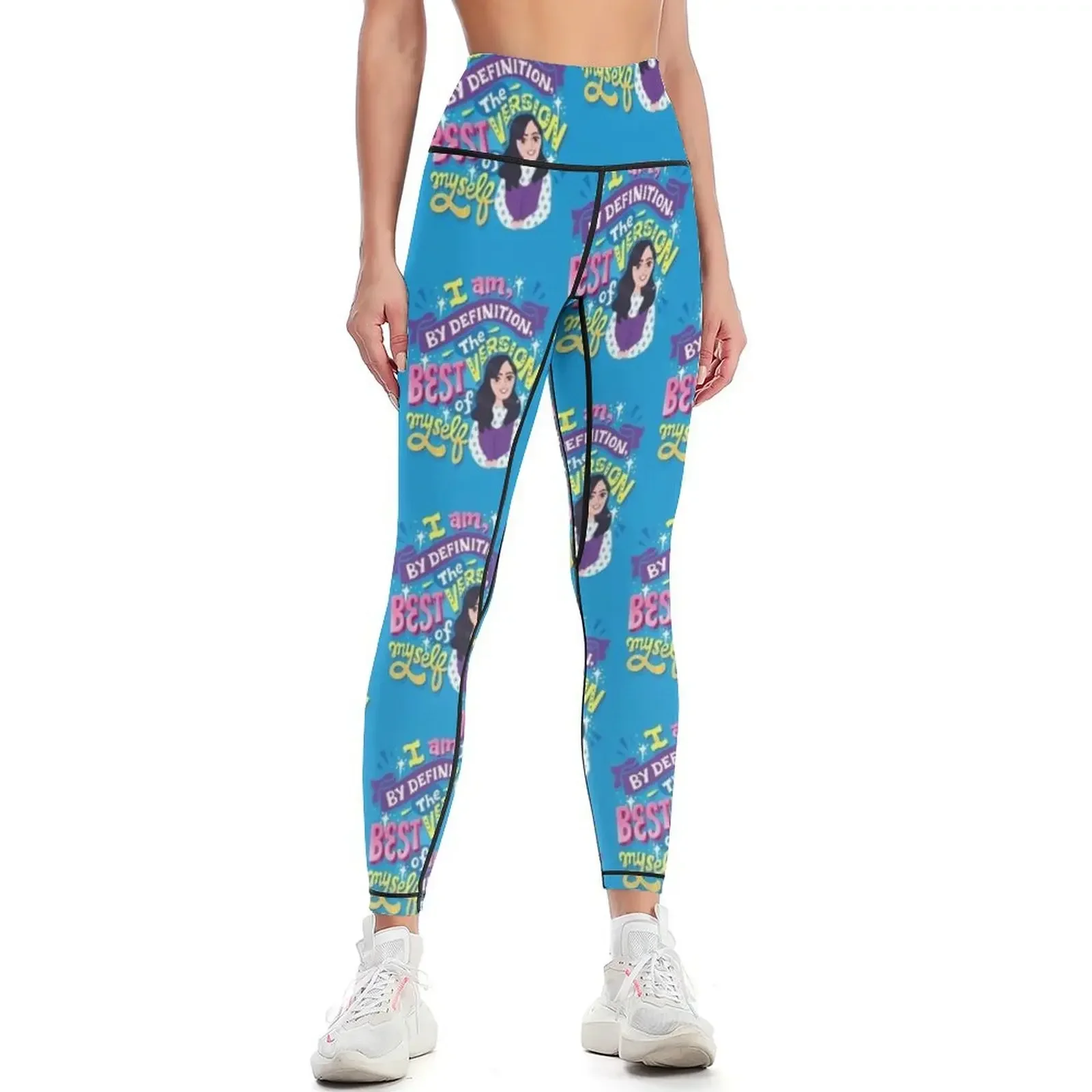Best version of myself Leggings gym wear Training pants Tight fitting woman fitness set gym Womens Leggings