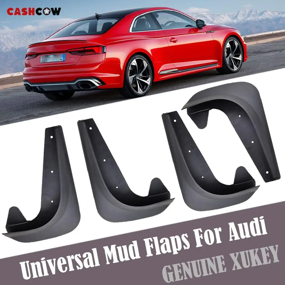 4pcs Mud Flaps Mudflaps Splash Guards Mudguards Front Rear For Audi A3 A4 S4 B5 8D B6 8E 8H B7 B8 8K B9 8W A8 D2 4D D3 4E D4 4H