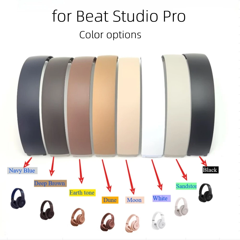 Beat Studio Pro 무선 헤드셋 수리 예비 부품 교체 부품 용 새 정품 오리지널 탑 헤드 밴드 이어폰