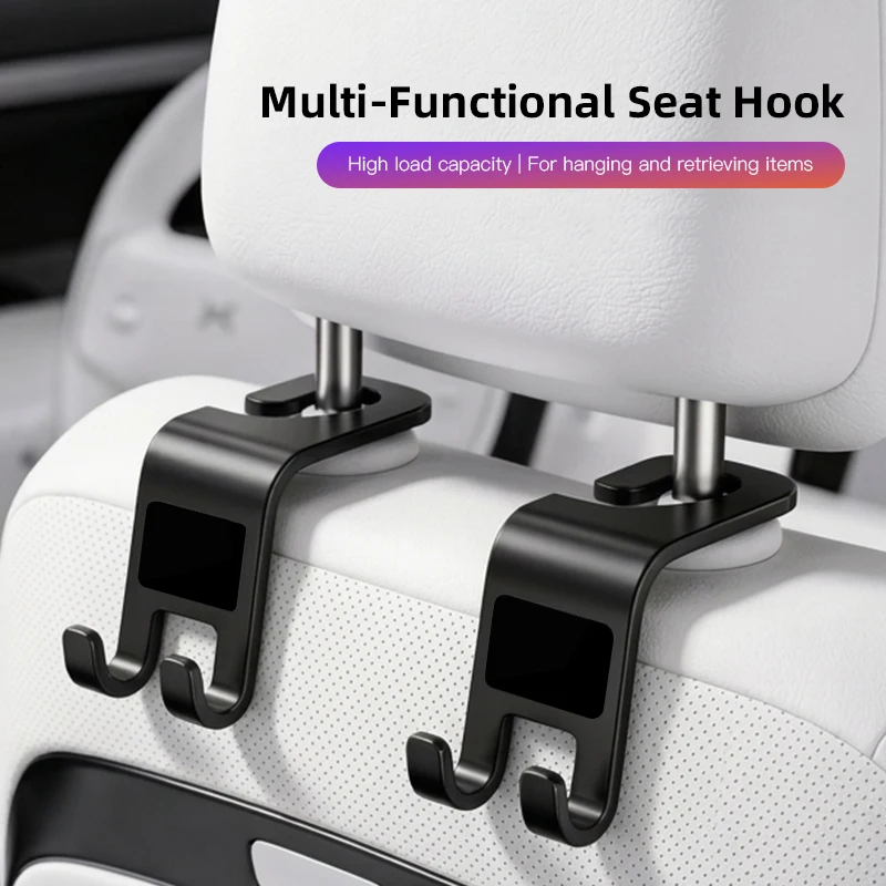 Car Seat Back Hooks Storage holder For Tesla Model 3 Model Y Dacia Fiat Jaguar Ford Jeep 1/2PCS Hooks Heavy Duty Rear Seat Hooks
