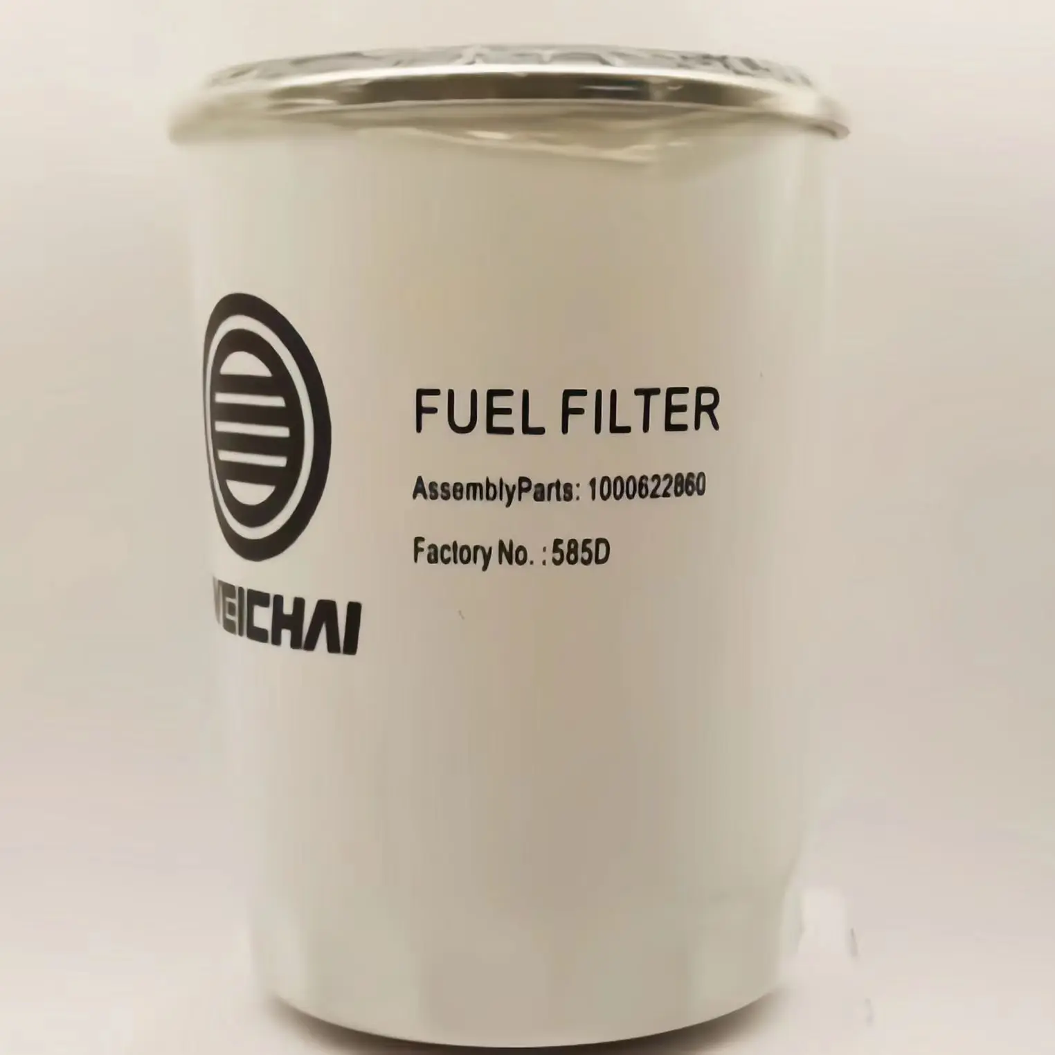 

Weichai WP2.1/WP2.3/WP3.7 engine diesel filter element 1000622860; Diesel engine fuel filter core