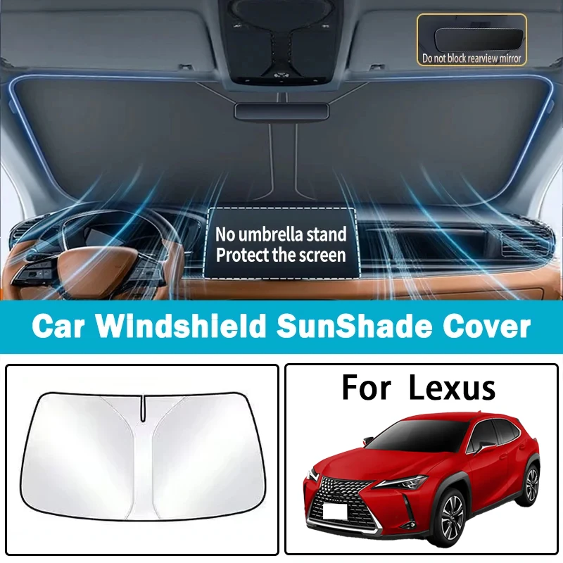 

For Lexus ES200/ES300H/RX350/UX260/NX350 Car Sunshade Sunscreen Insulation Front Windshield Parasol