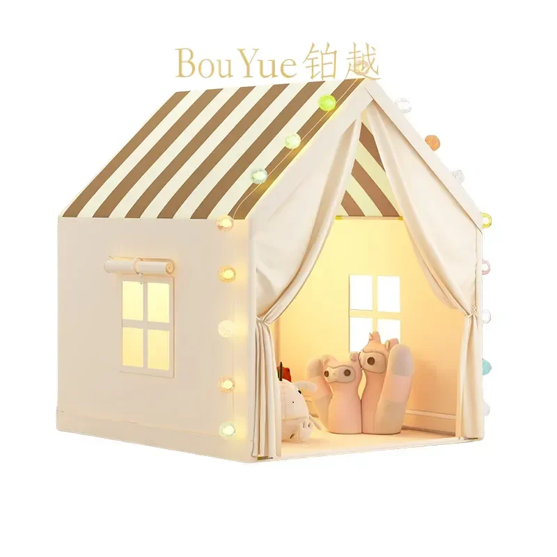 Kids Play Tent Indoor Castle House Children Toy Teepee Princess Fort for Boys Girls Game Room Portable Folding Playhouse