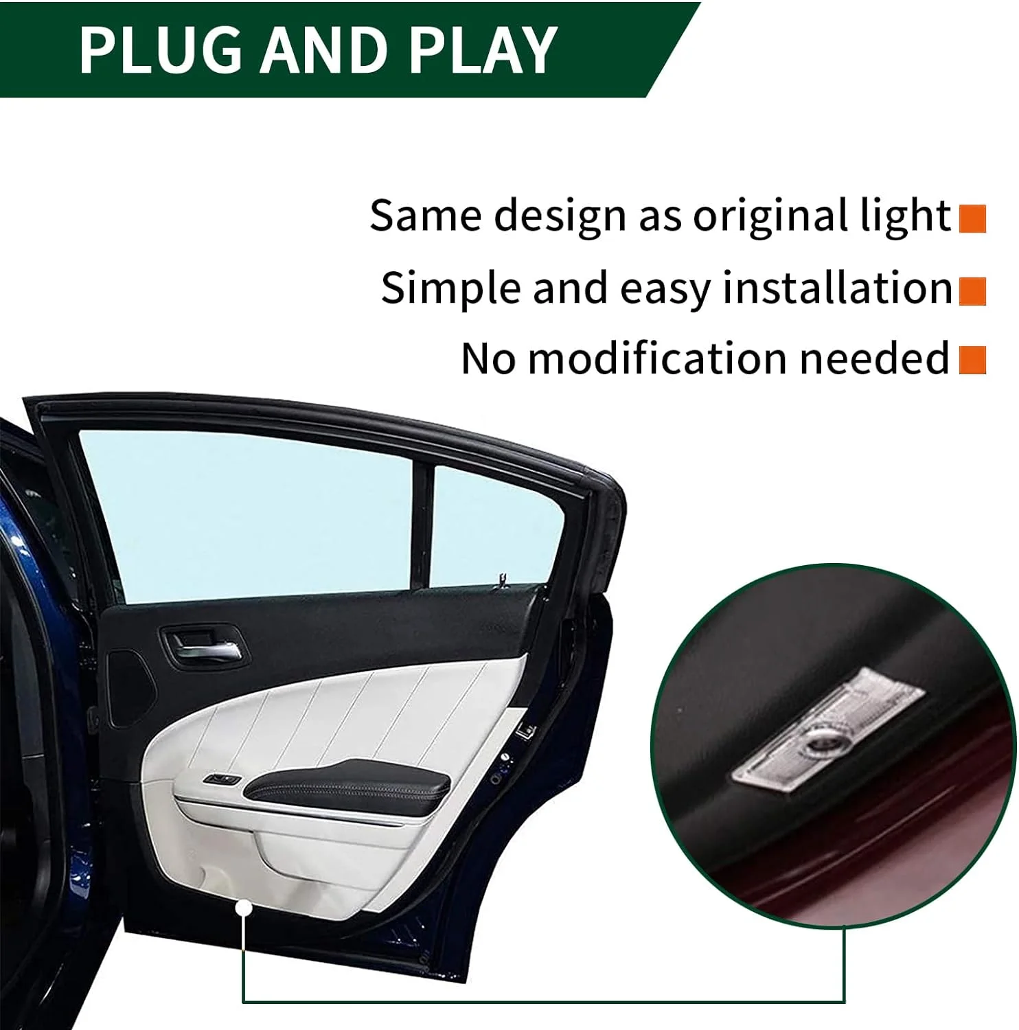 Светодиодные фонари номерного знака