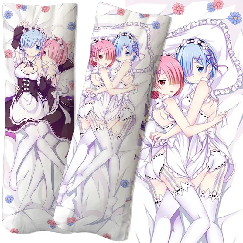 Anime Life in a different world from zero Rem Emilia Equal body hug body pillow pillowcase two-dimensional customizable sexygift