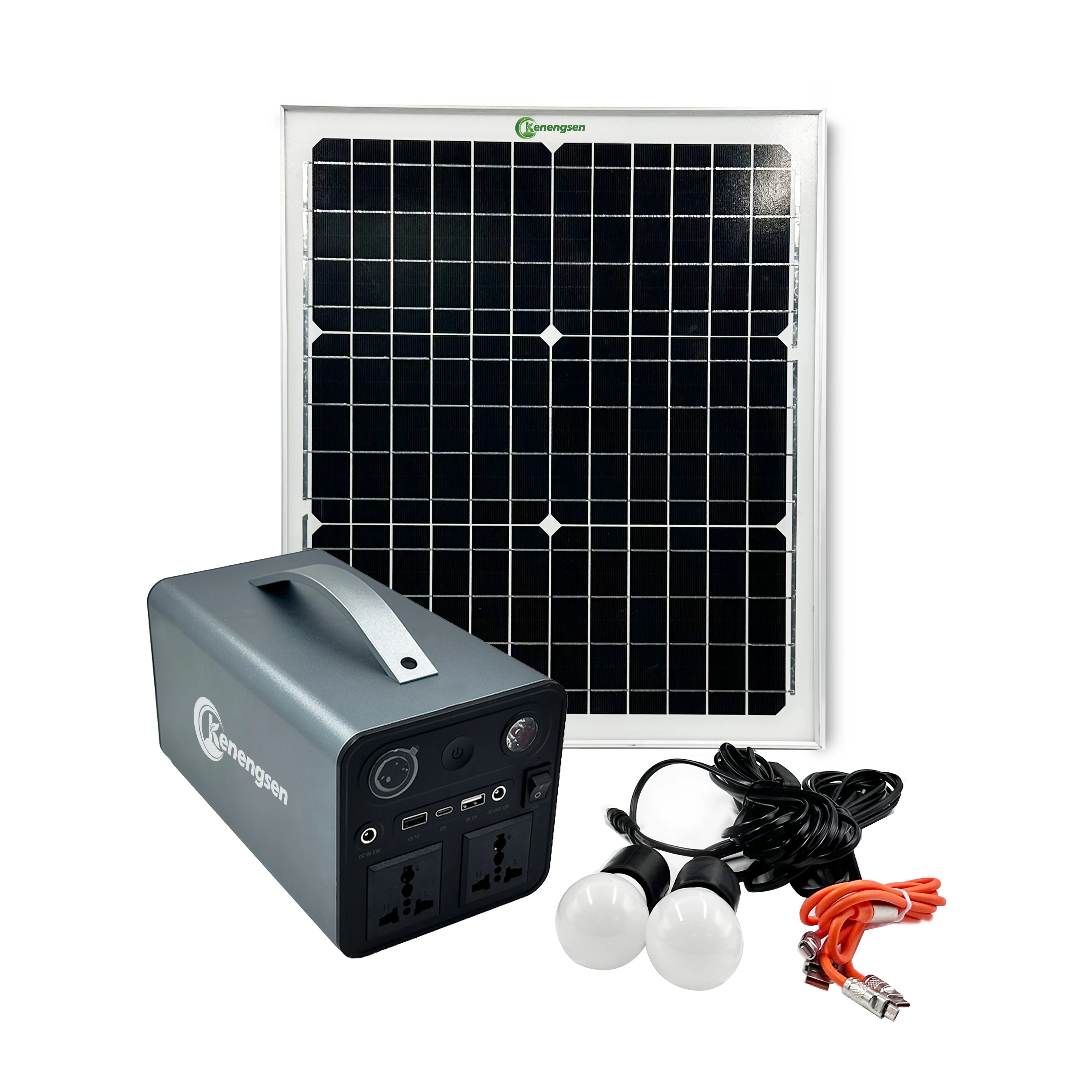 

300W Multi Charging Bank Portable Generator With Solar Panel Power Station