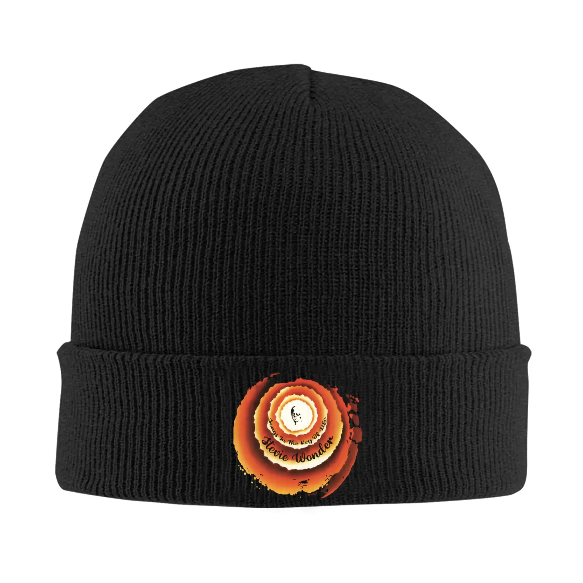 Stevie Wonder Songs in The Key of Life 50th Anniversary Tour  Knitted Hat Beanies Autumn Winter Hat Warm Unisex  New  Cap