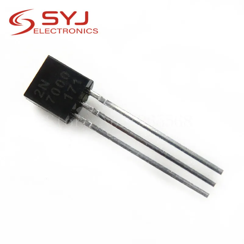 20pcs/lot 2N7000 TO92 Small Signal MOSFET 200 mAmps, 60 Volts N-Channel TO-92 New In Stock