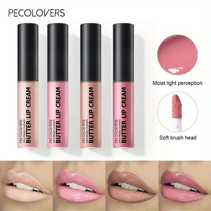 Nude Lip Gloss Waterproof Matte Liquid Lipstick Long Lasting Non Sticky Cup Red Velvet Lip Tint Makeup Cosmetics
