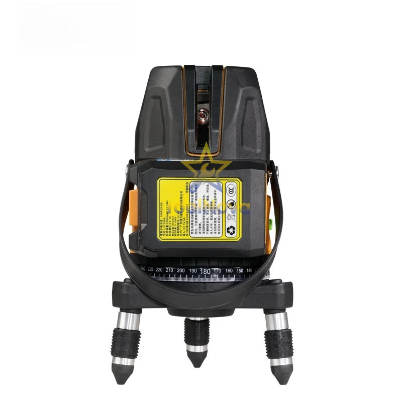 Nivel Láser Infrarrojo de Alta Precisión con Luz Intensa y Línea Delgada 6860D, Luz Verde de 3 Líneas, 5 Líneas, Nivel Plano LS6860D, Luz Roja de Cinco Líneas